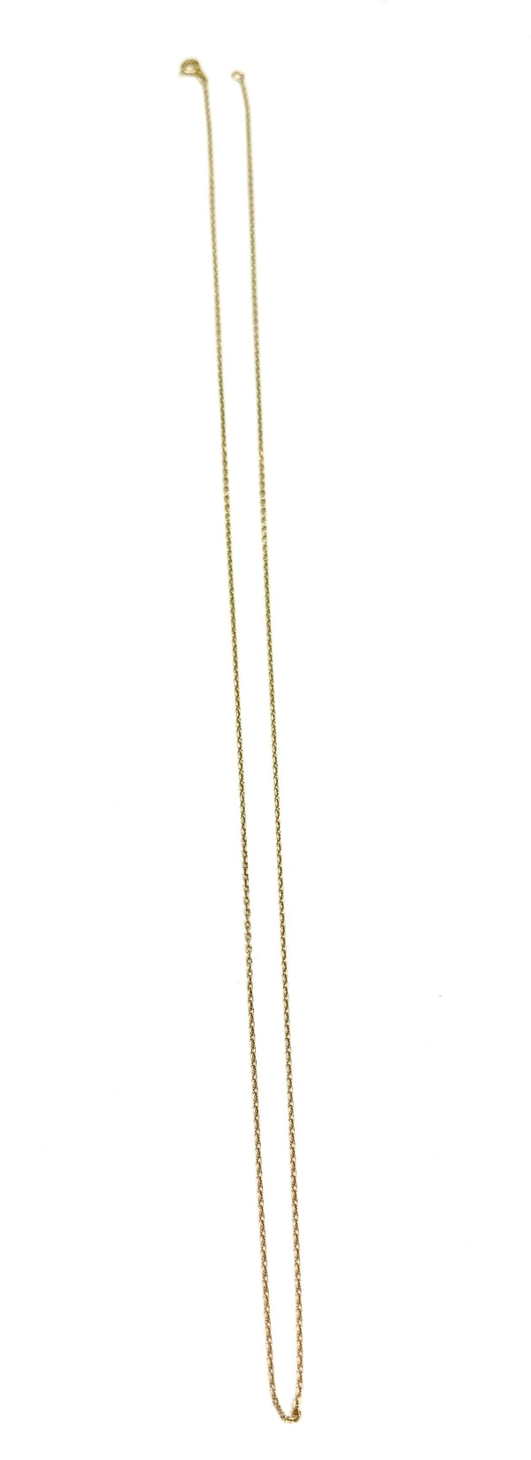Collier longue chaîne en Or 18K - 3.02g