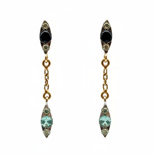 Boucles d'oreilles pendantes en or jaune 18k - 0.74 G