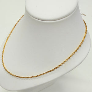 Collier en Or Jaune 18K - 60cm - 8.89gr