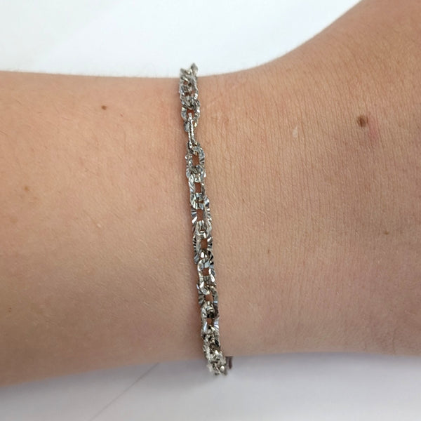 Bracelet en Or Blanc 18K - 3.75G