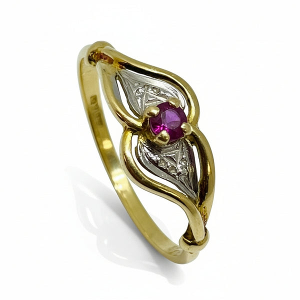 Bague en Or Jaune 18k - 1.33 G