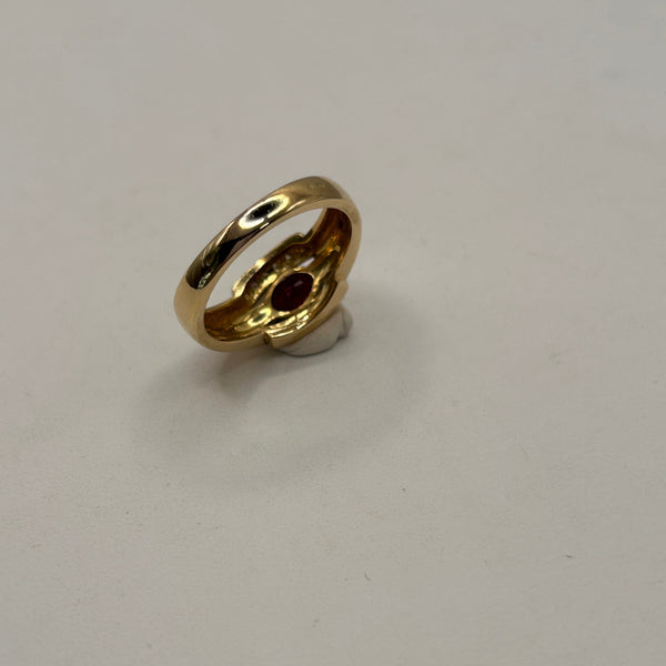 Bague en Or Jaune 18k Taille-56
