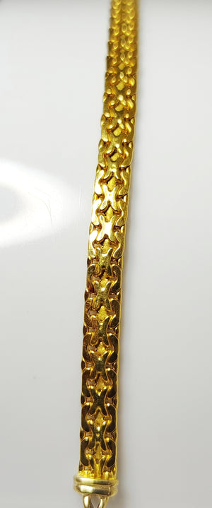 Bracelet en Or Jaune 18K 6.80 Grs
