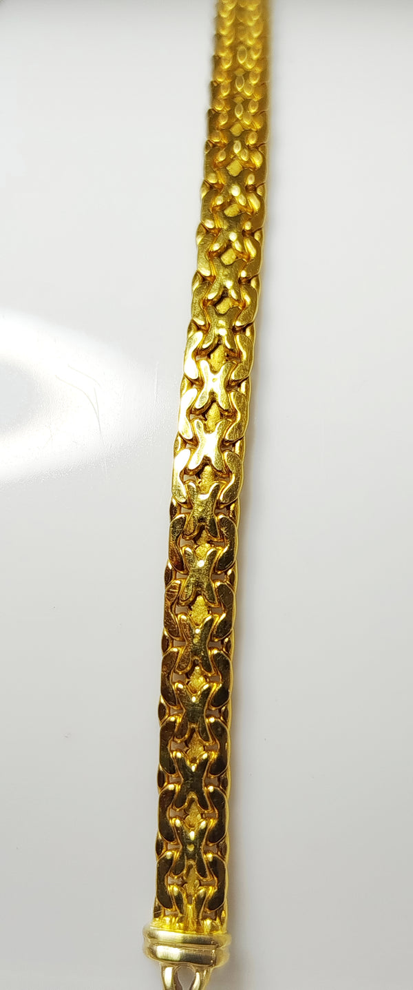 Bracelet en Or Jaune 18K 6.80 Grs