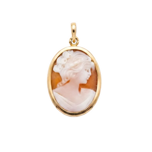 Pendentif Camée Or Jaune 18 K - 1.62 Grs