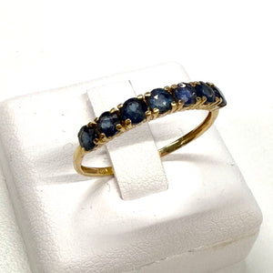 Bague Demi Tour Or Jaune 18k Taille-56