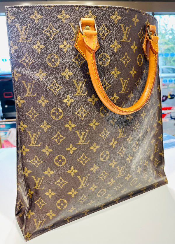 Sac Tote Louis Vuitton Monogram en Cuir Naturel