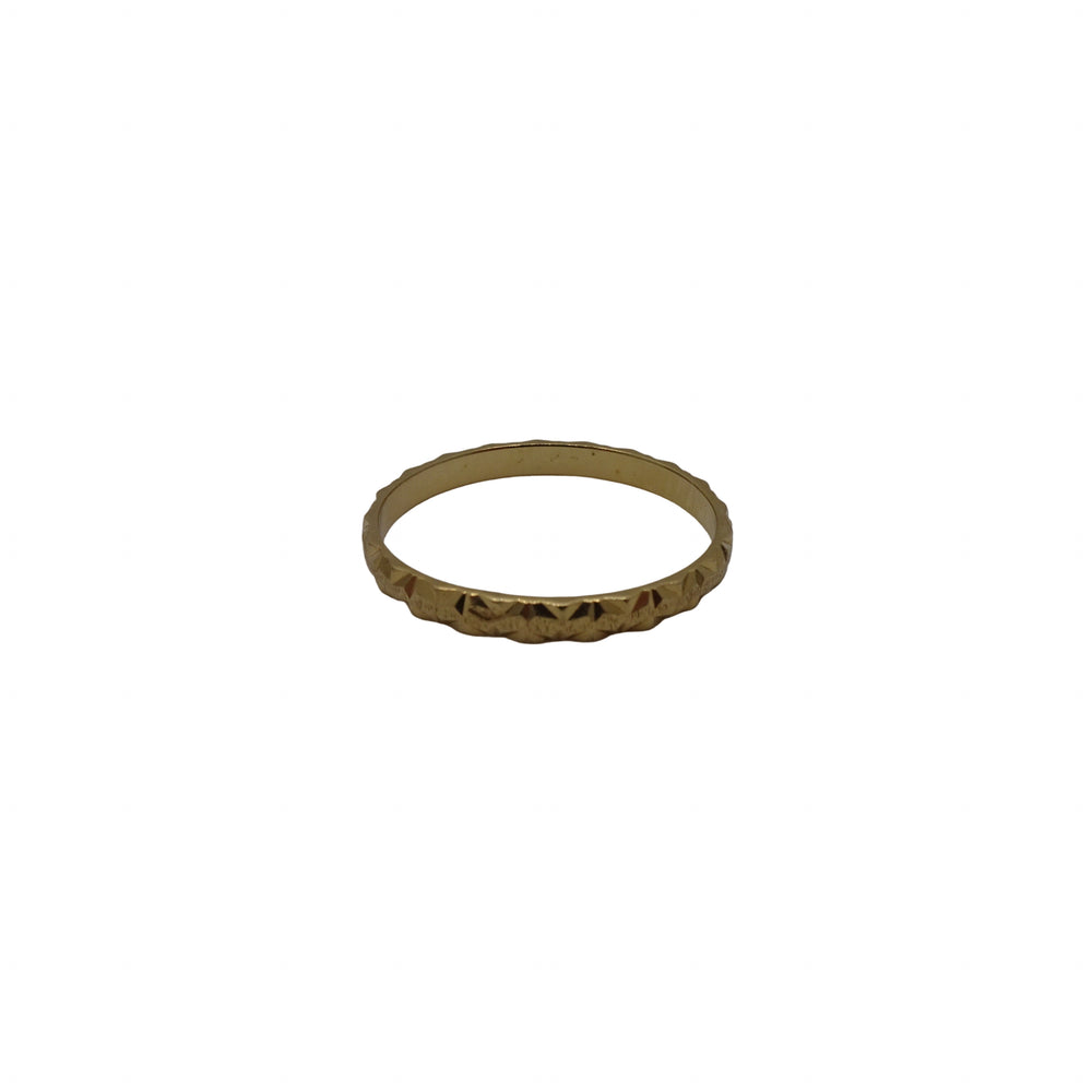 Bague Alliance Or Jaune 18K - Taille 51