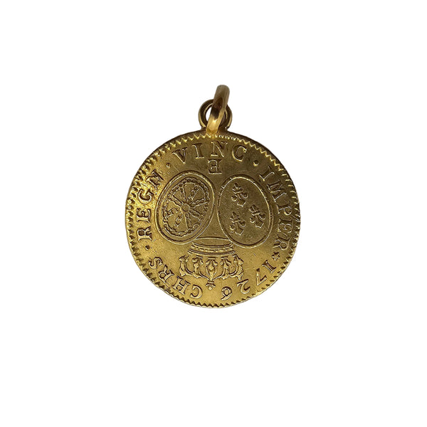 Pendentif Louis d'Or en Or Jaune 18k - 8.44 G