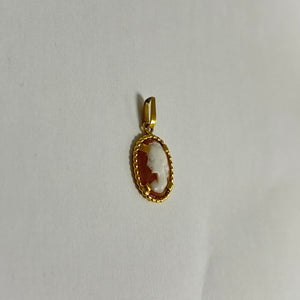 Pendentif Camée Or Jaune 18K 1.62 Grs