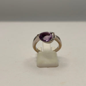 Bague en Or blanc 18K Taille 54 - 6.95g