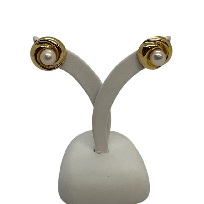 Paire de boucles d'oreilles or jaune 18k - 1.71 gr