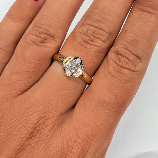 Bague en Or Jaune 18k - Taille 56