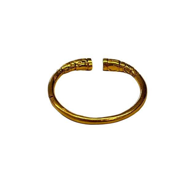 Bague jonc en or jaune 18k - Taille 66