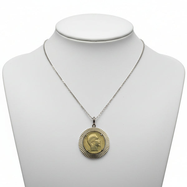 Pendentif Or Jaune 18K 20 Francs Napoléon - 9.89 G