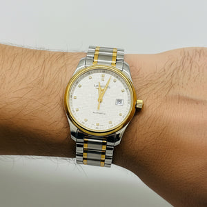 Montre Longines Master Collection Diamants Or Acier 201