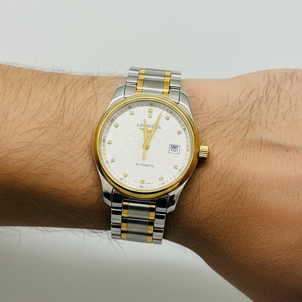 Montre Longines Master Collection Diamants Or Acier 201