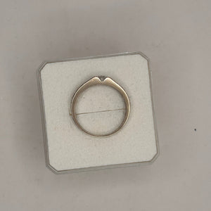 Bague Alliance Diamantée en Or Blanc 18K