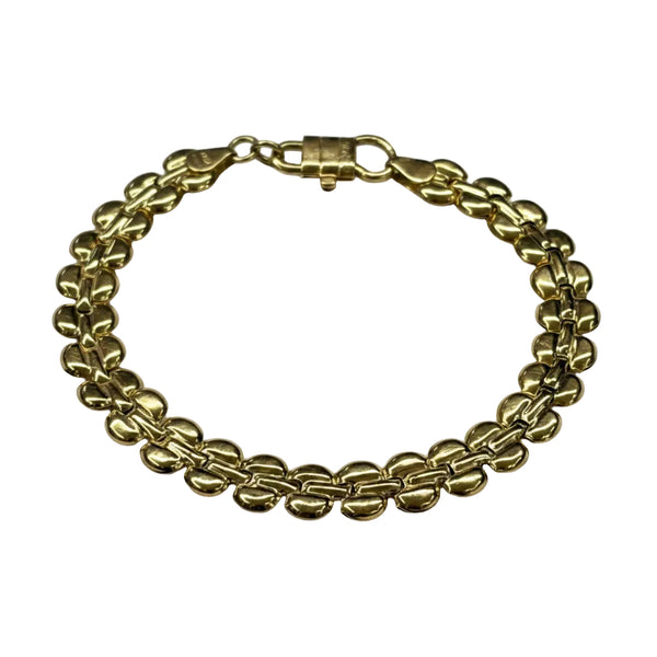 Bracelet maillon en or jaune 18k