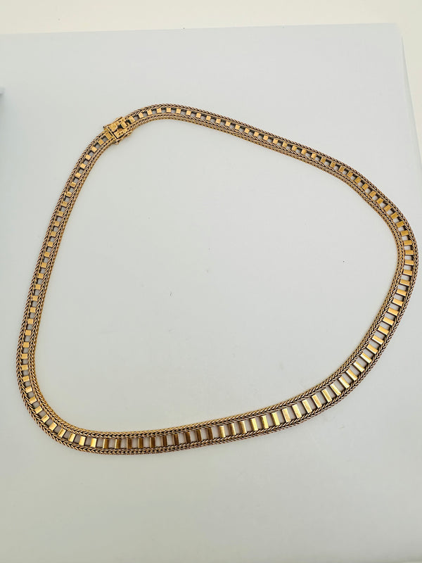 Collier Ras du Cou Or Jaune 18K 36.17 Grs