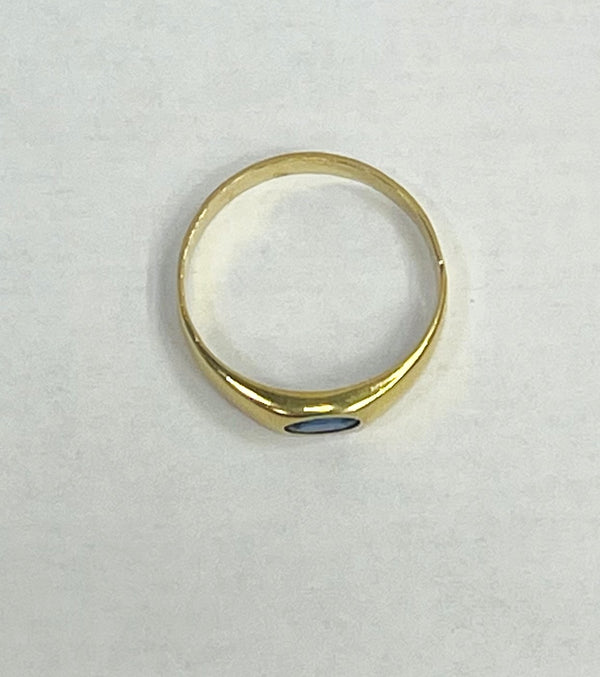 Bague en Or Jaune 18K Taille-52