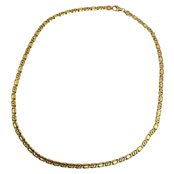 Collier maille marine en or Jaune 18 carats