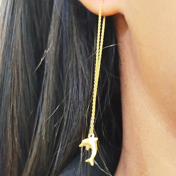 Boucles d'oreilles en or jaune 18 k - 1.10 G