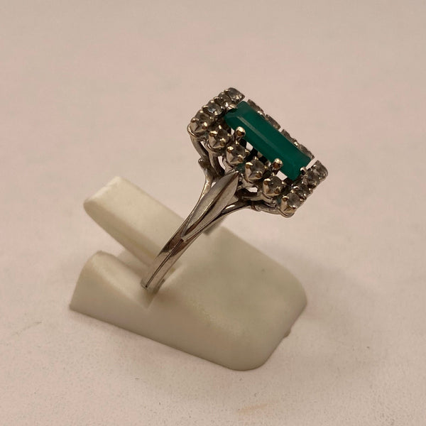 Bague en Or Gris 18K - Taille 52