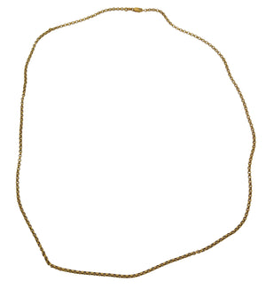 Collier Sautoir Jaseron Or Jaune 750