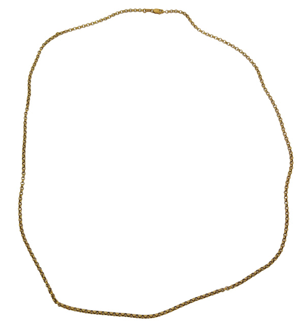 Collier Sautoir Jaseron Or Jaune 750