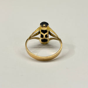 Bague Tiki en Or Jaune 18 K