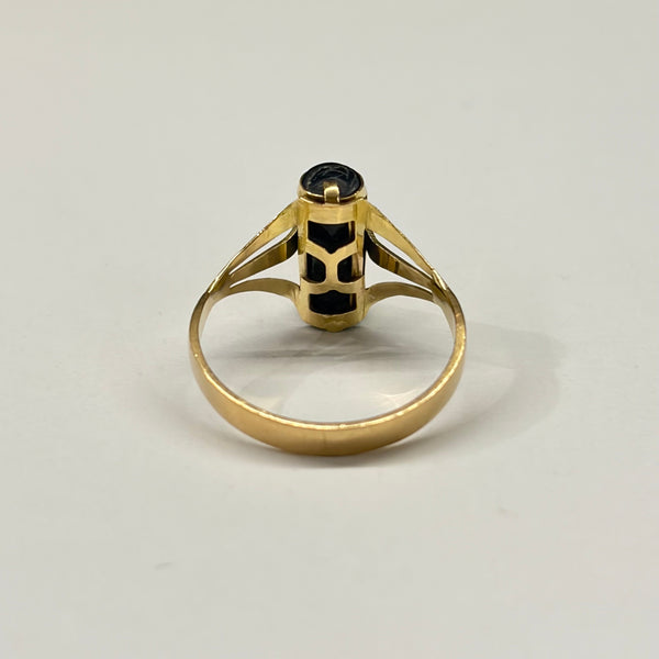 Bague Tiki en Or Jaune 18 K