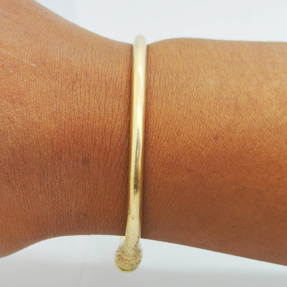Bracelet Jonc Or Jaune 18K - 32.47Grs