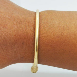 Bracelet Jonc Or Jaune 18K - 32.47Grs