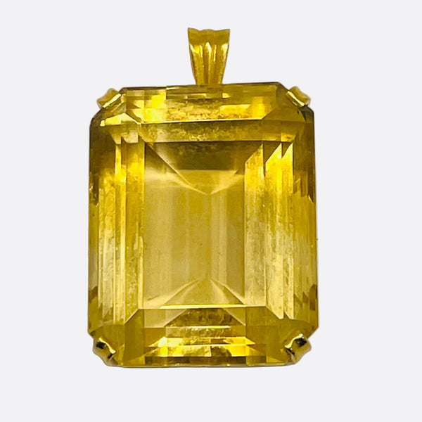 Pendentif en Or jaune 18K - Citrine - 21.74g