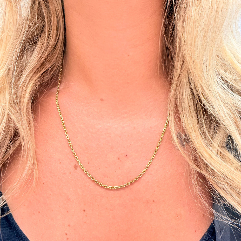 Collier chaine en Or jaune 18K - 13.51g