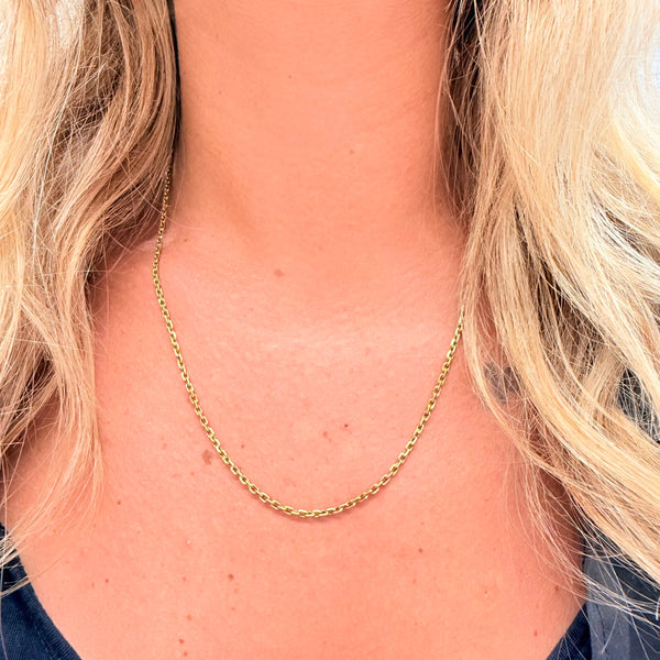Collier chaine en Or jaune 18K - 13.51g