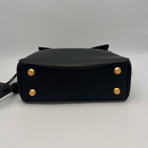 Balenciaga Rodeo Sac à Bandoulière en Cuir Noir