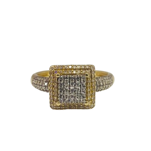 Bague en Or Jaune 18K Taille-54