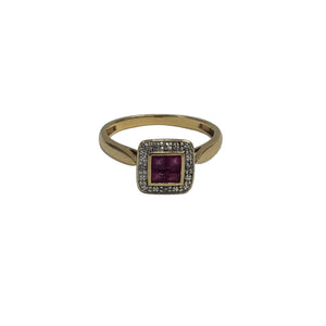 Bague Empierrée en or jaune 18 carats