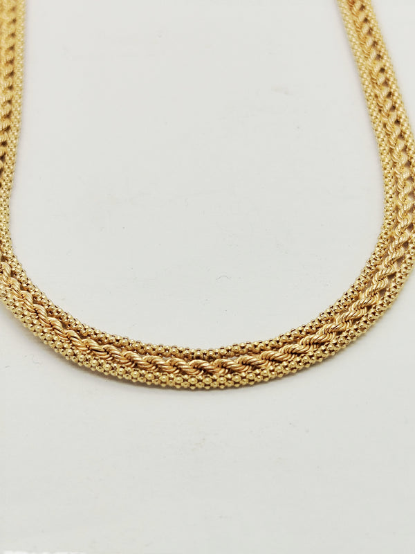 Collier Princesse Or Jaune 18 K - 12.39 G