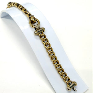 Bracelet en Or Jaune et Blanc 18K - 22.50 G