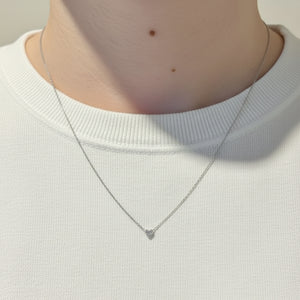 Collier Princesse en Or Blanc 18k - 0.96 G