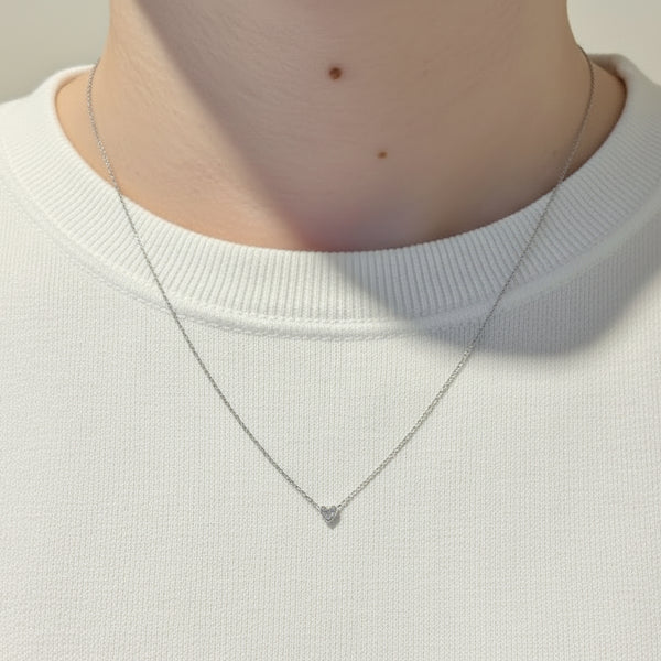 Collier Princesse en Or Blanc 18k - 0.96 G