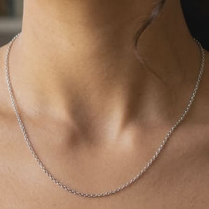 Collier Princesse Or Blanc 18K - 2.20 G