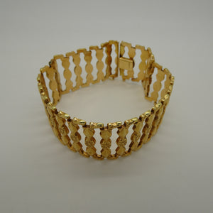 Bracelet Manchette en Or Jaune 18K 20.10 Grs