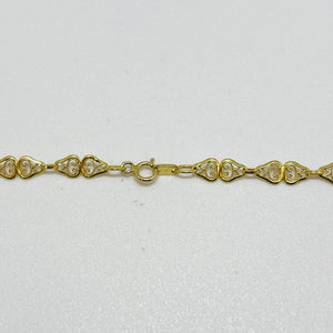 Collier en Or Jaune 18 Carats Filigrane 68 cm