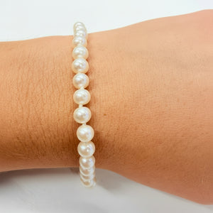Bracelet Perles Or Jaune 18k