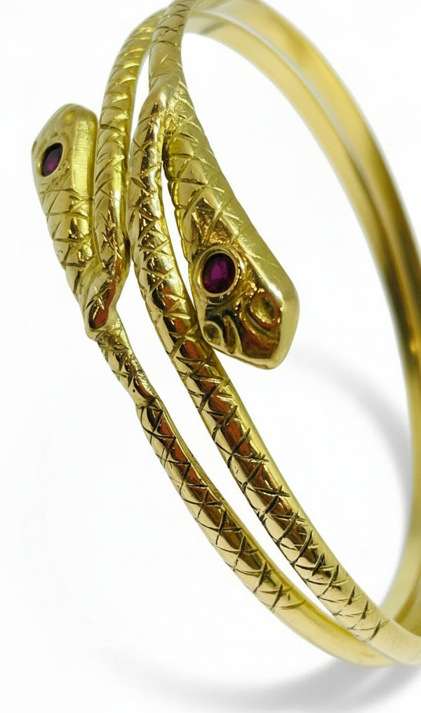 Bracelet jonc en or jaune 18 K - 28.31 G