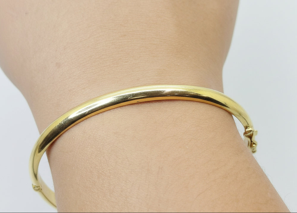 Bracelet Jonc en Or Jaune 18k - 10.42 G